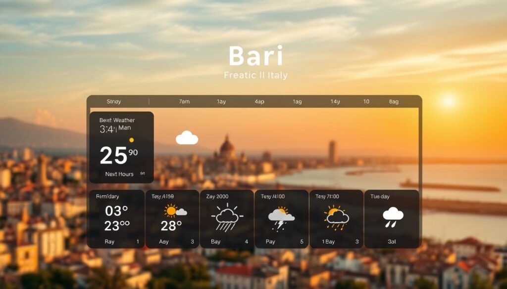 previsioni meteo orarie bari