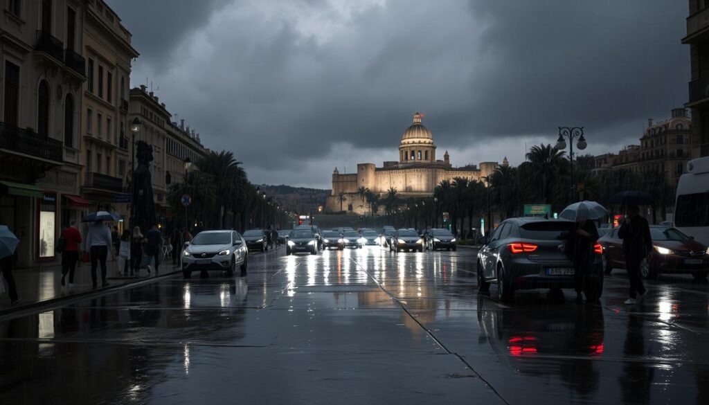 precipitazioni intense napoli