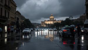 precipitazioni intense napoli